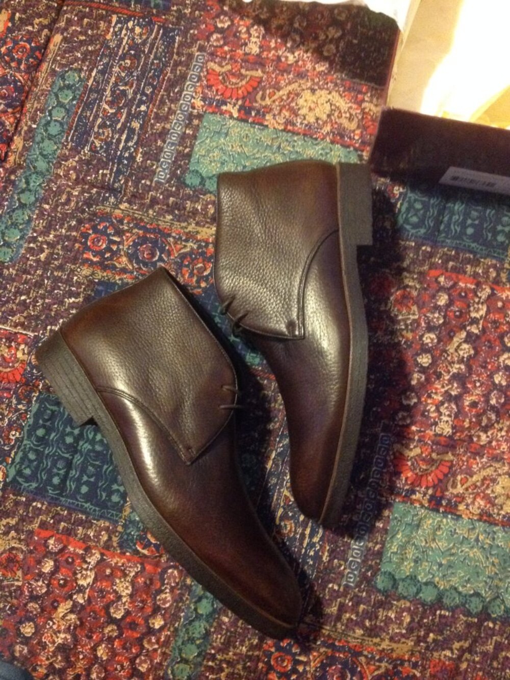 To Boot New York Calder Brown Leather Chukka Boots - Size 11M - New with Box